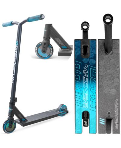 Pro Stunt Scooter for Kids Ages 8 - 12 – Lightweight Durable Trick Scooter for Skatepark and Street – Madd Gear MG3 - Blue