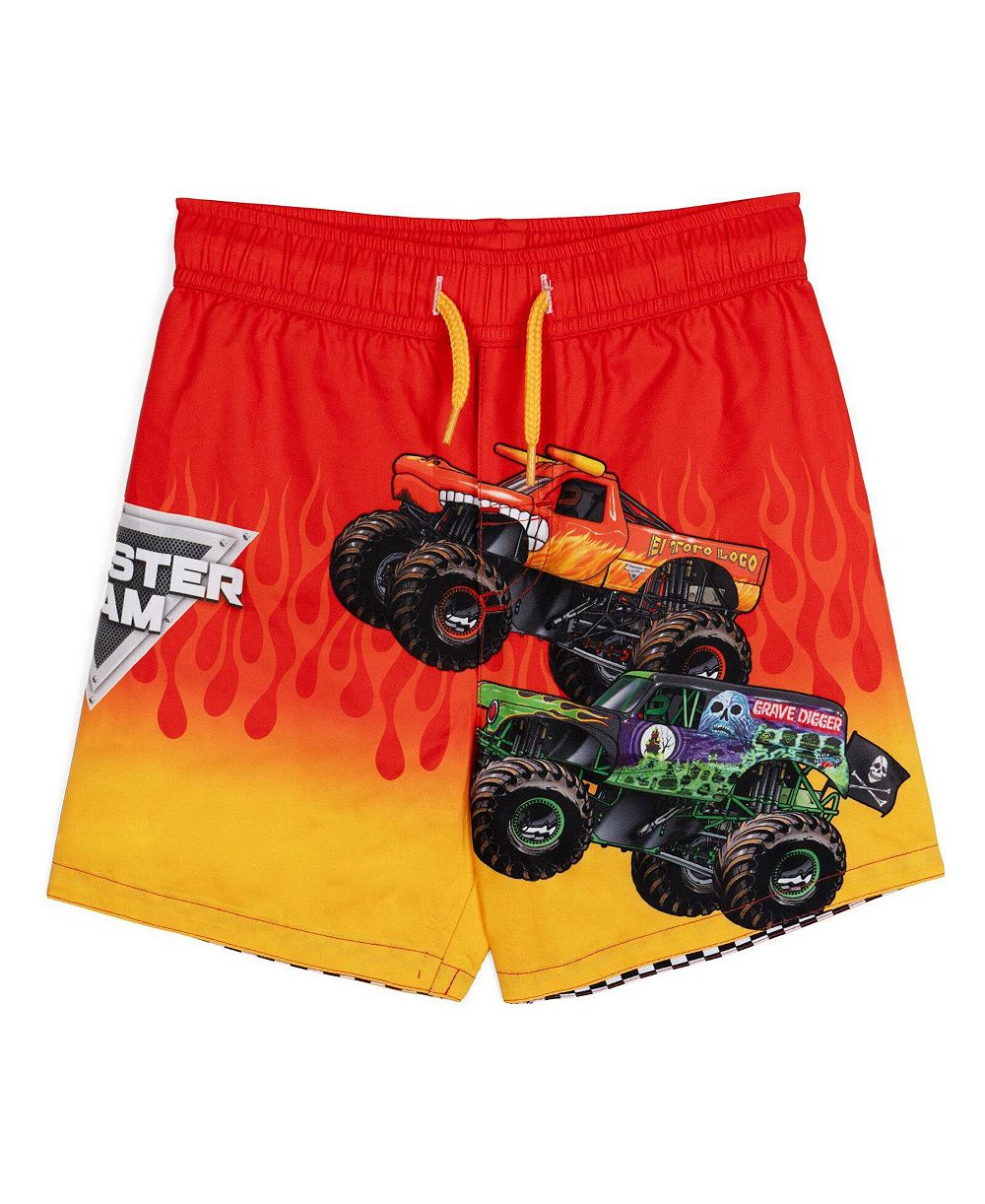 Monster Jam Toddler Boys Swimwear Swim Trunks