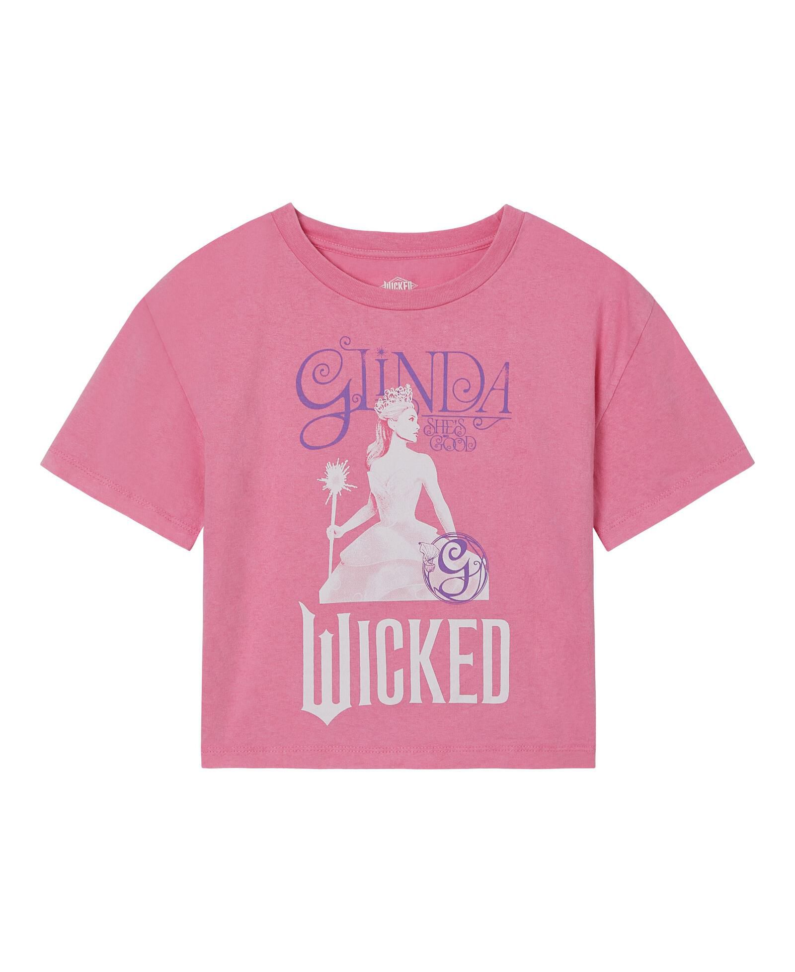 Футболка Wicked Little Girls с укороченным рукавом и спущенным плечом