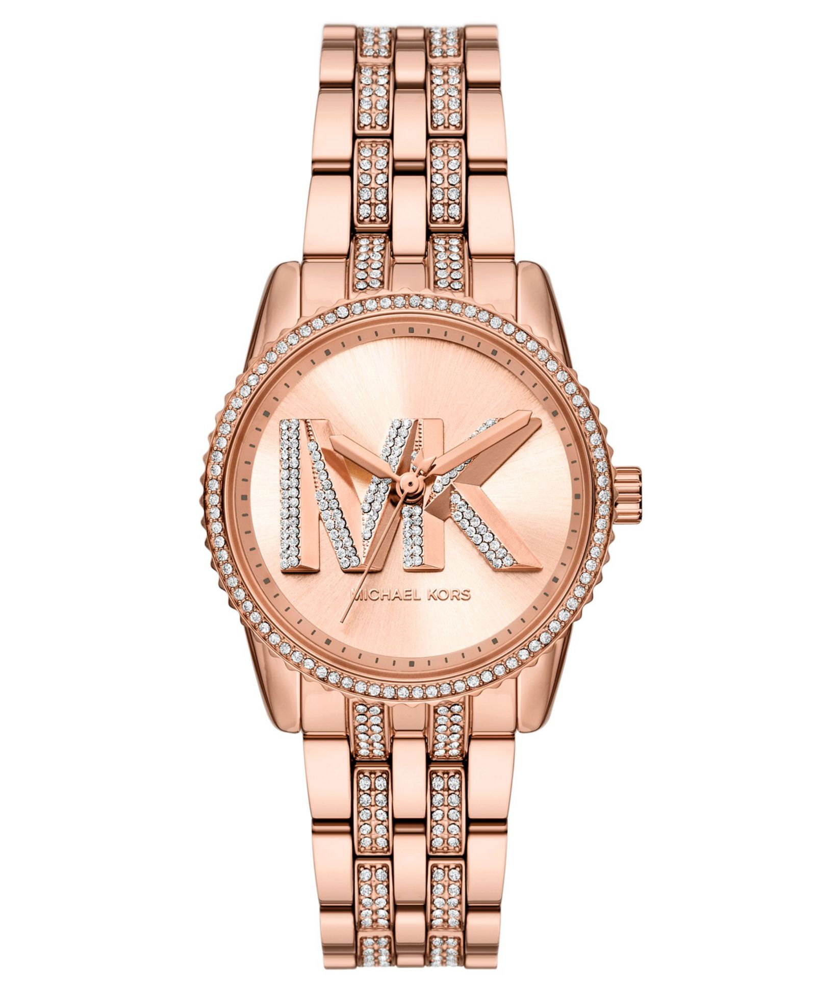 Женские часы Michael Kors Ritz Chronograph Rose Gold-Tone Stainless Steel 35mm
