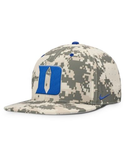 Мужская кепка Nike Digital Camo Duke Blue Devils 2025 Dugout True Performance Fitted