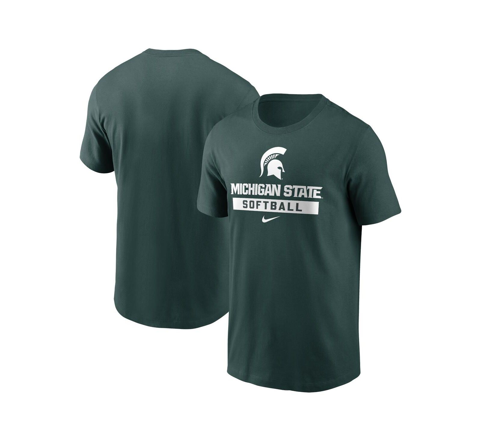 Nike Men's Green Michigan State Spartans Softball T-Shirt