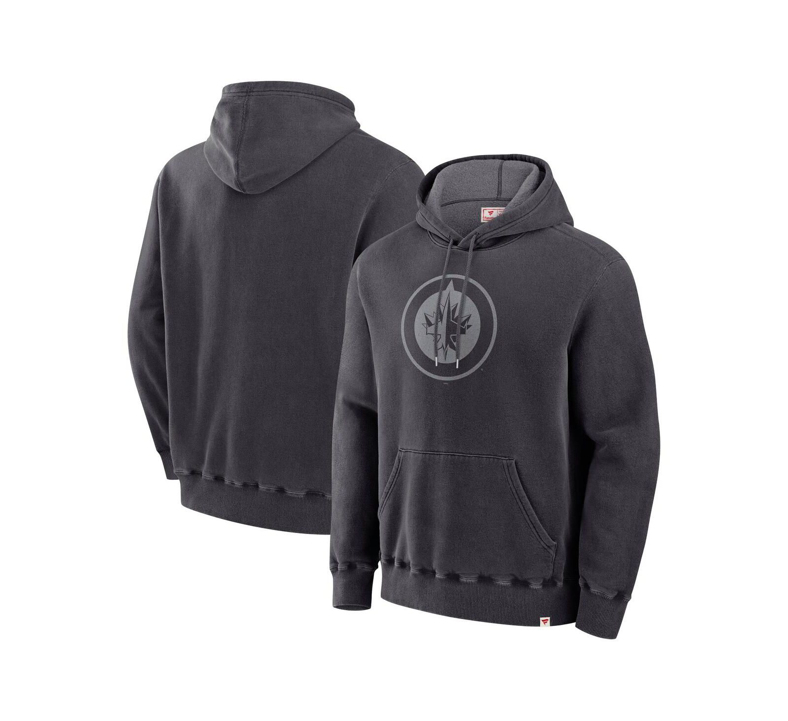 Мужское худи Fanatics Black Winnipeg Jets Made in Canada