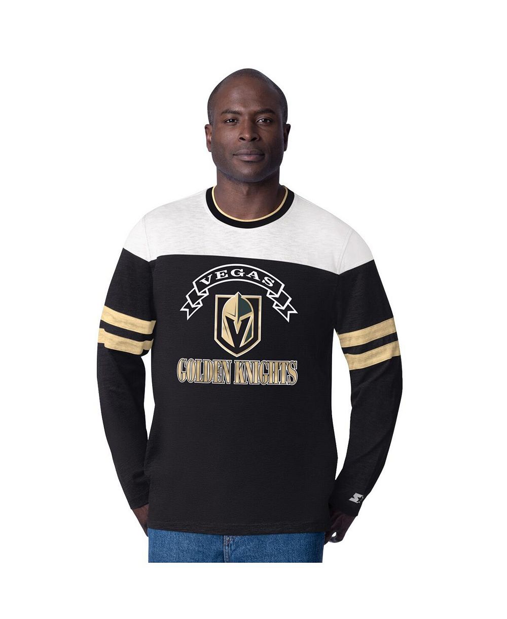 Мужская футболка с длинным рукавом Starter Vegas Golden Knights Blitz Durene, черная