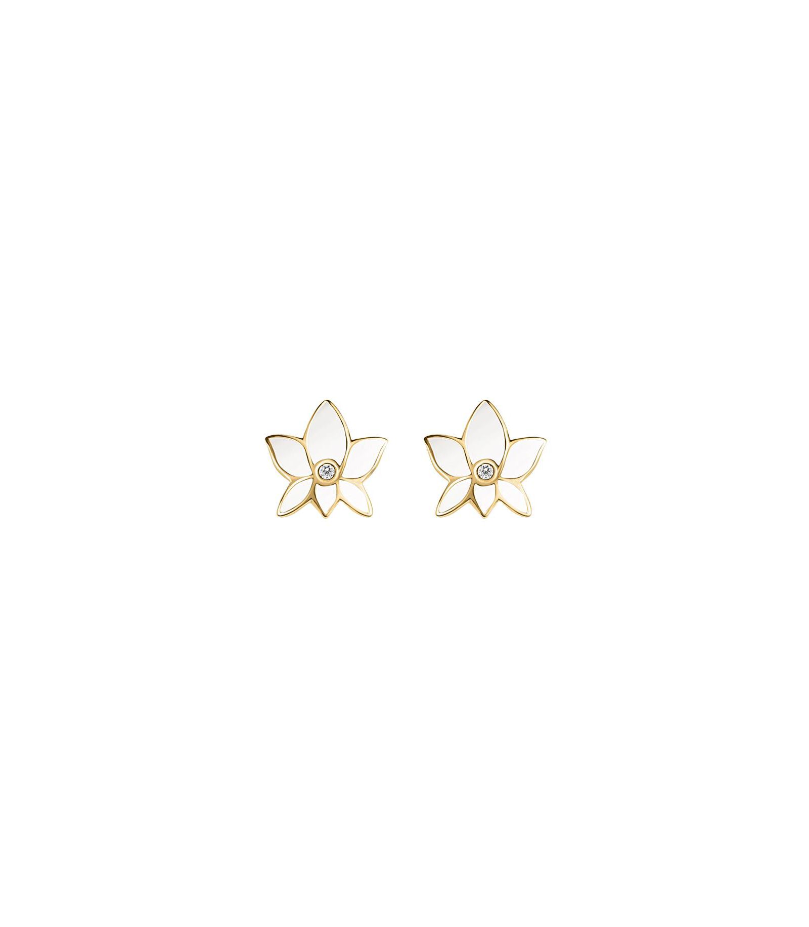 Lush Virtue - Lotus Flower Stud Earrings