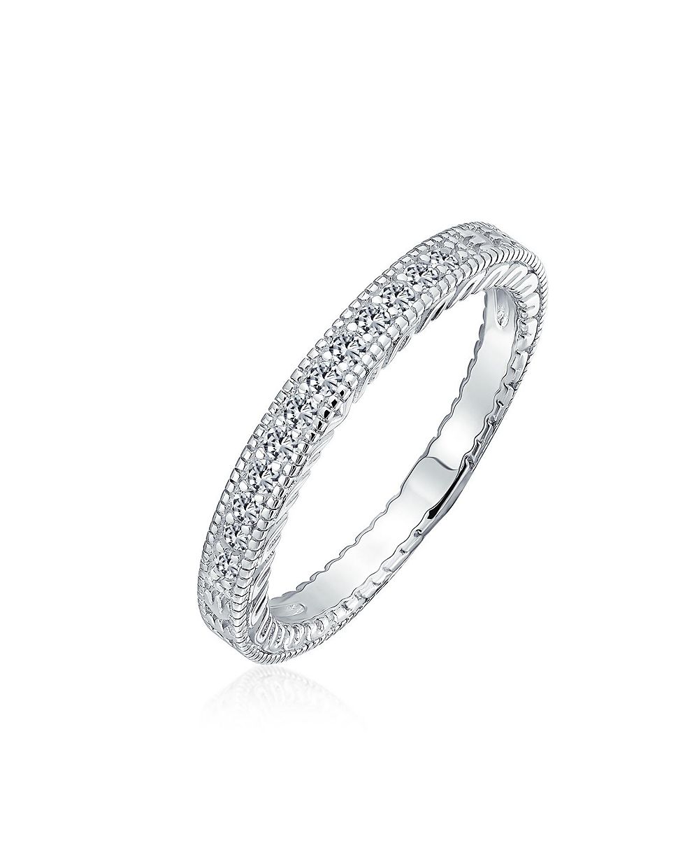 Кольцо с бантом из кубического циркония от Bling Jewelry, стерлинговое серебро