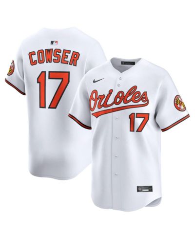 Nike Men's Colton Cowser White Baltimore Orioles Home Limited Player Jersey