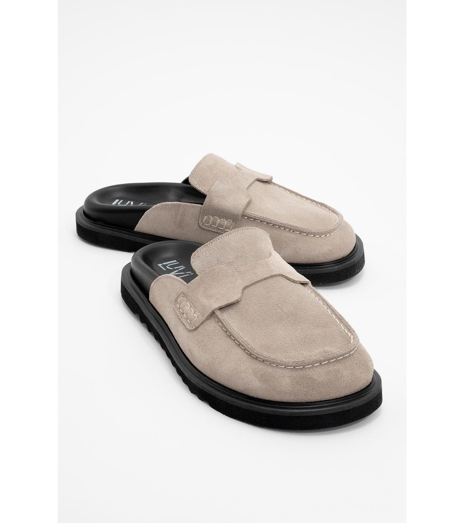 Forever & Always Shoes Women's Laven Suede Leather Clogs