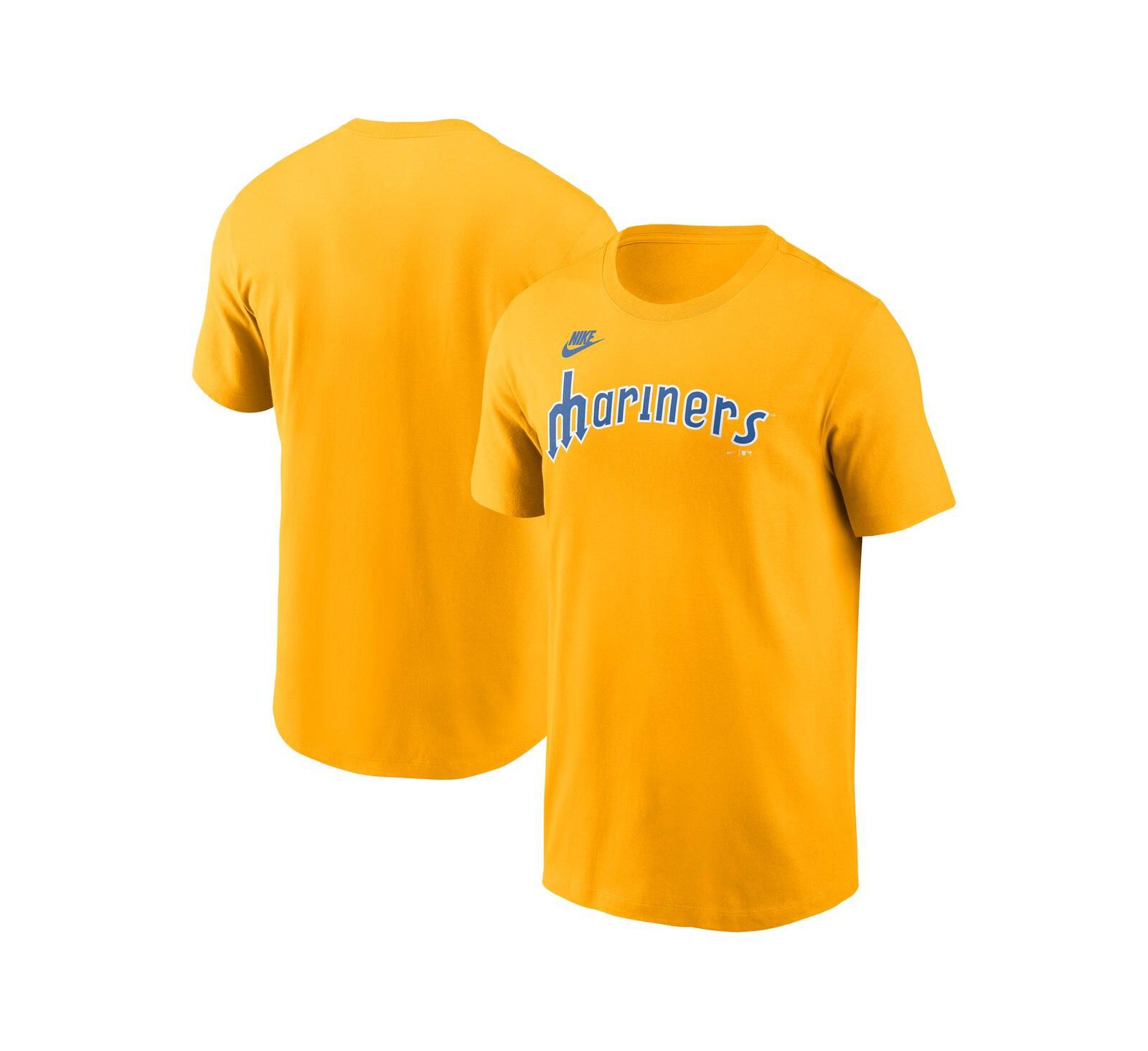 Мужская футболка Nike Gold Seattle Mariners Cooperstown
