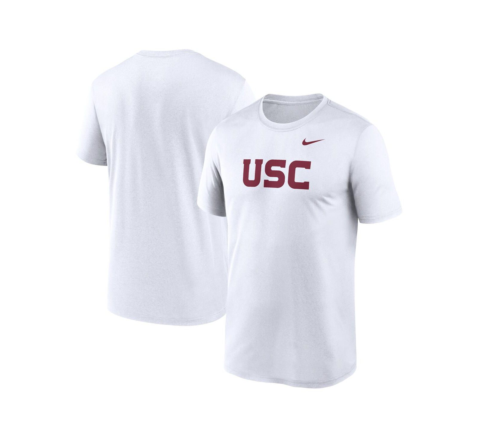 Мужская футболка Nike USC Trojans Primetime Legend Wordmark белая