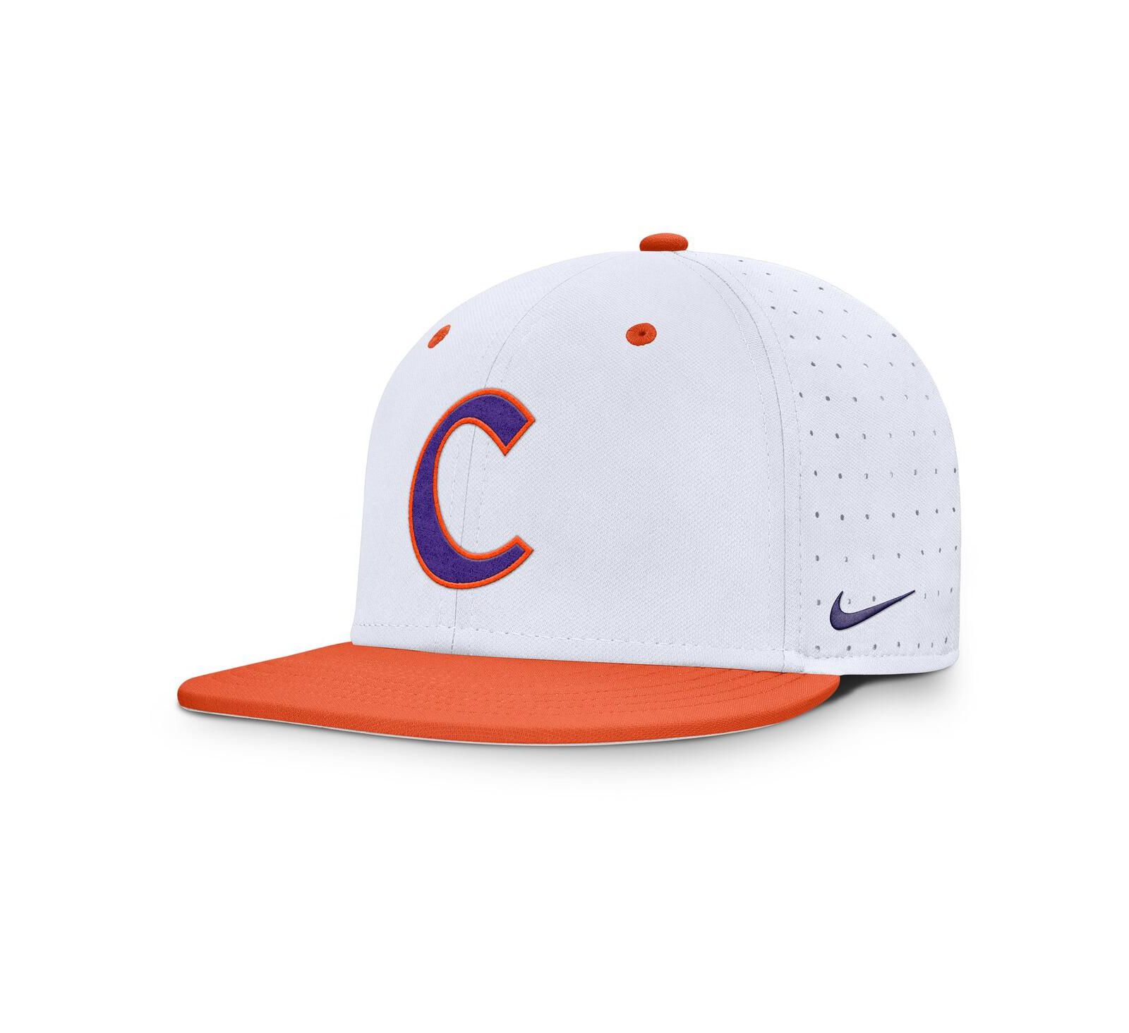 Nike Men's White Clemson Tigers On-Field Dugout True Performance Fitted Hat