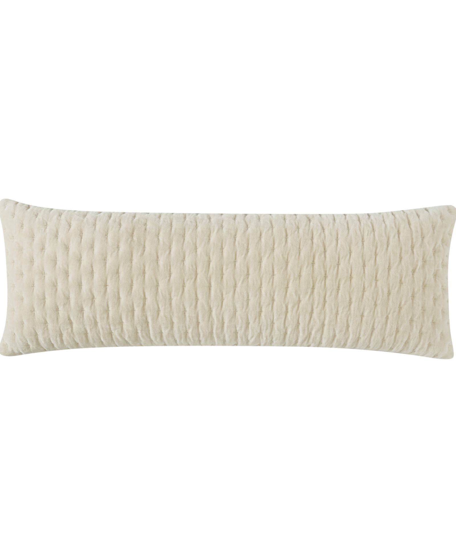 DKNY Velvet Bolster Decorative Pillow, 12" x 36"