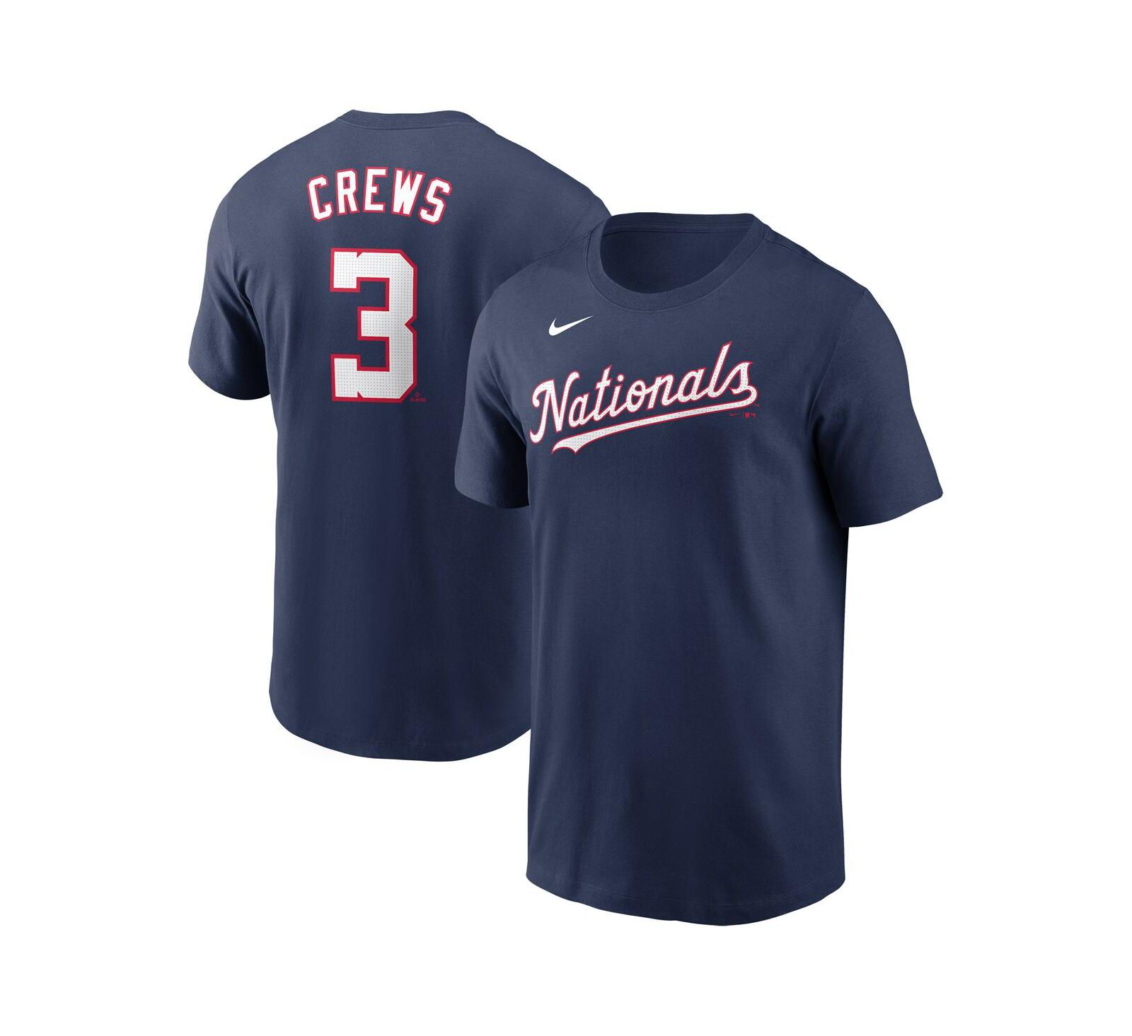 Мужская футболка Nike Dylan Crews Washington Nationals Fuse