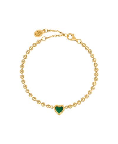 Blessings of Love браслет Malachite Heart
