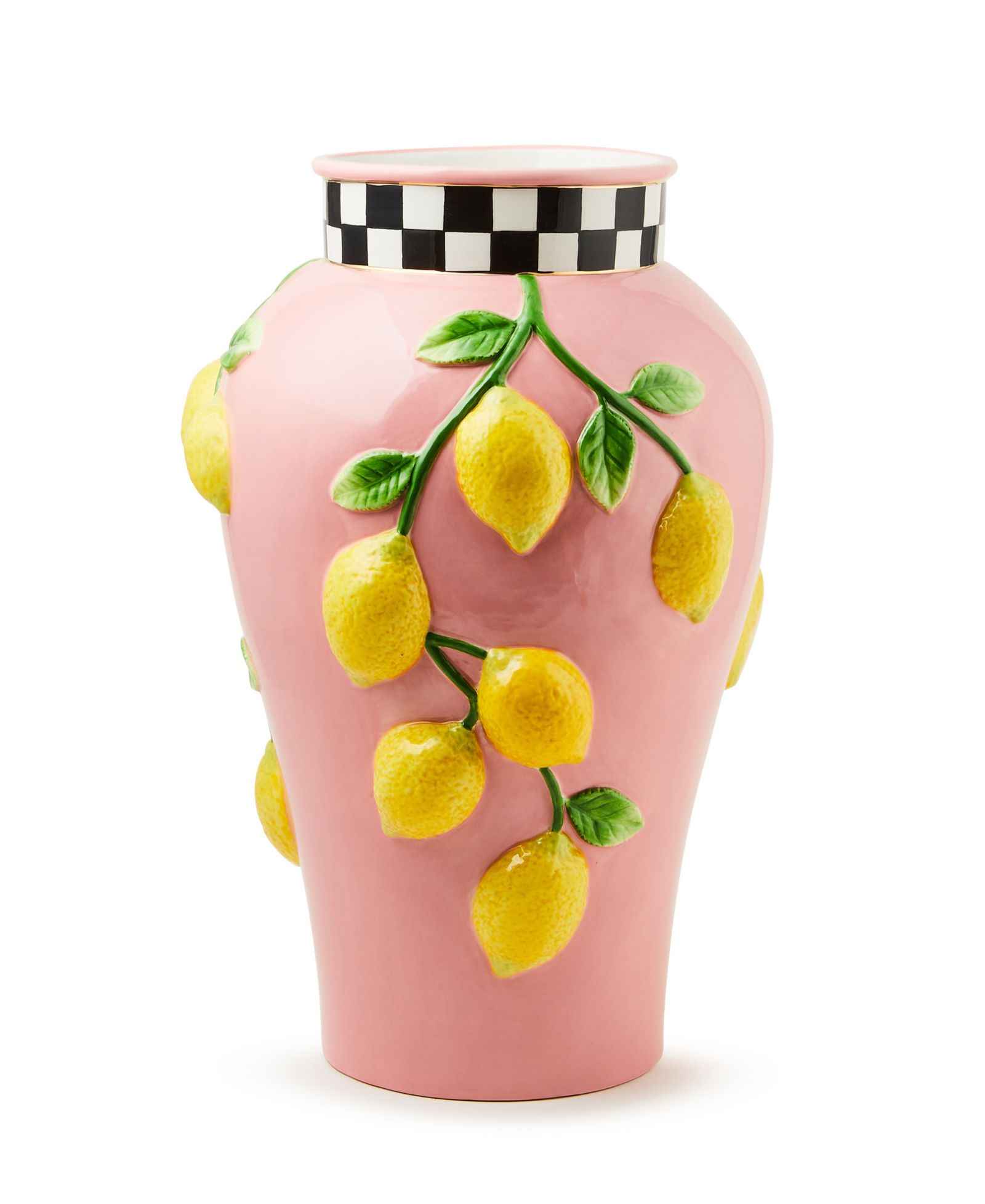Ваза MacKenzie-Childs Tutti Frutti Lemon