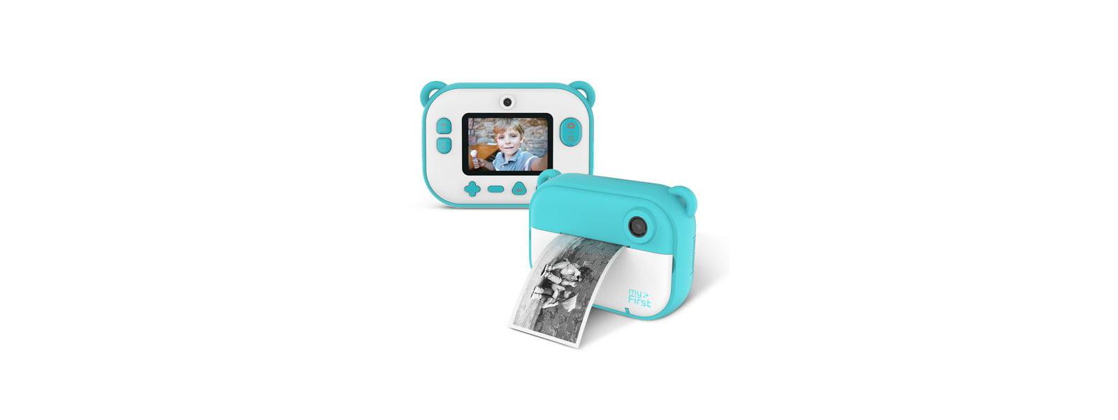 Детская камера моментальной печати myFirst Insta 2 (Blue), 12MP Photos, 1080P Video, Front & Selfie Lens