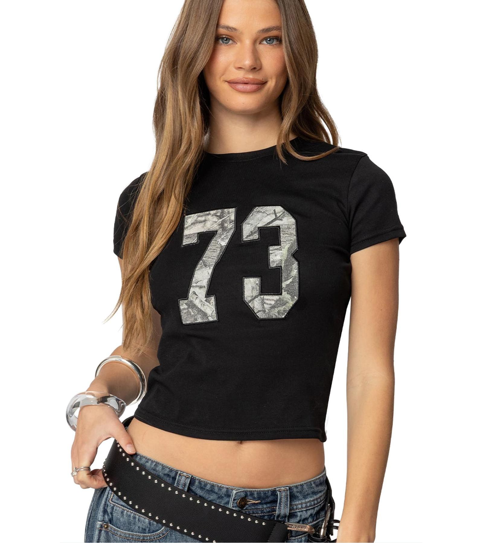 Edikted Women's Camo 73 T Shirt