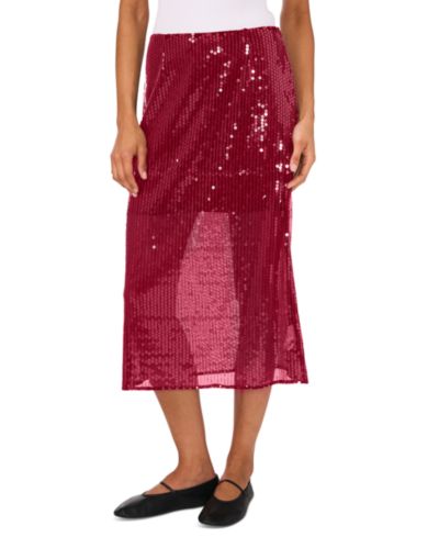 Женская миди-юбка 1.STATE Sequin