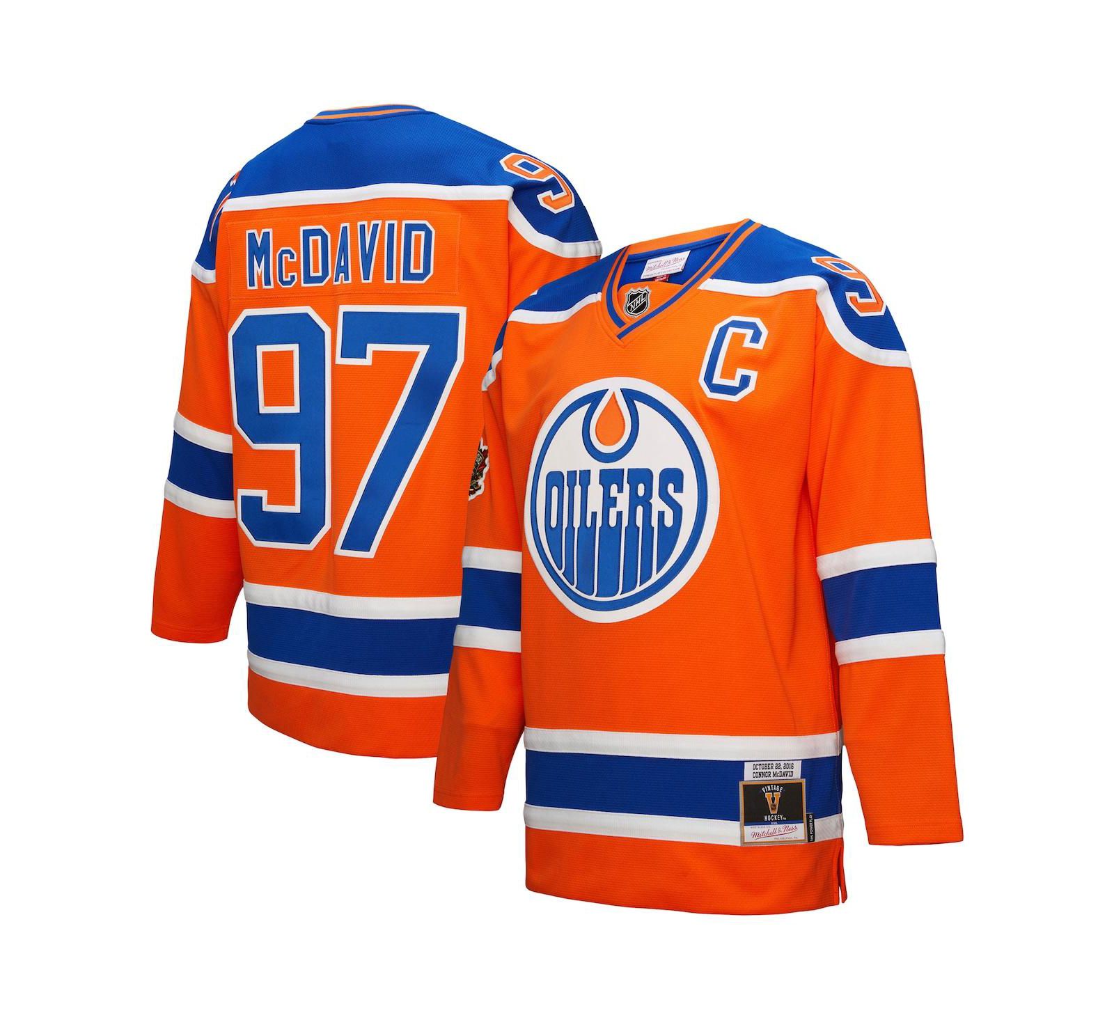 Mitchell & Ness Мужская джерси Connor McDavid Edmonton Oilers