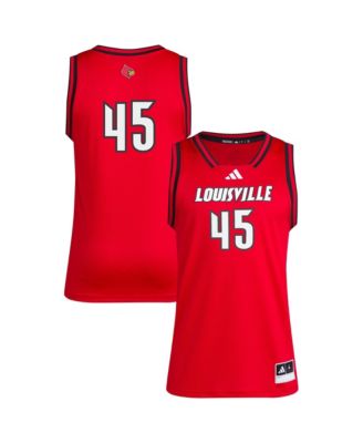 Adidas Men's 45 Red Louisville Cardinals Replica Swingman Jersey