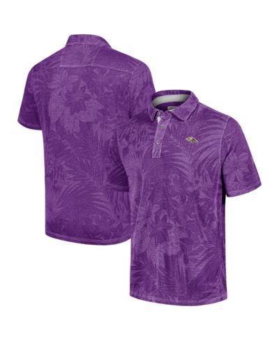 Мужская рубашка-поло Tommy Bahama Purple Baltimore Ravens Sport Santiago Paradise