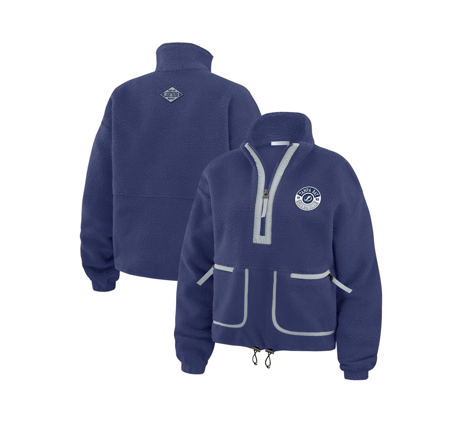 Женская флисовая куртка WEAR by Erin Andrews Blue Tampa Bay Lightning Half-Zip