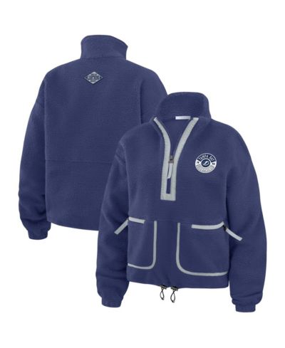 Женская флисовая куртка WEAR by Erin Andrews Blue Tampa Bay Lightning Half-Zip