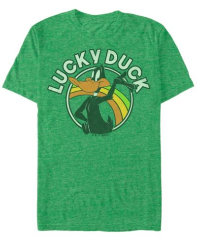 Looney Tunes Мужская футболка Lucky Duck с коротким рукавом