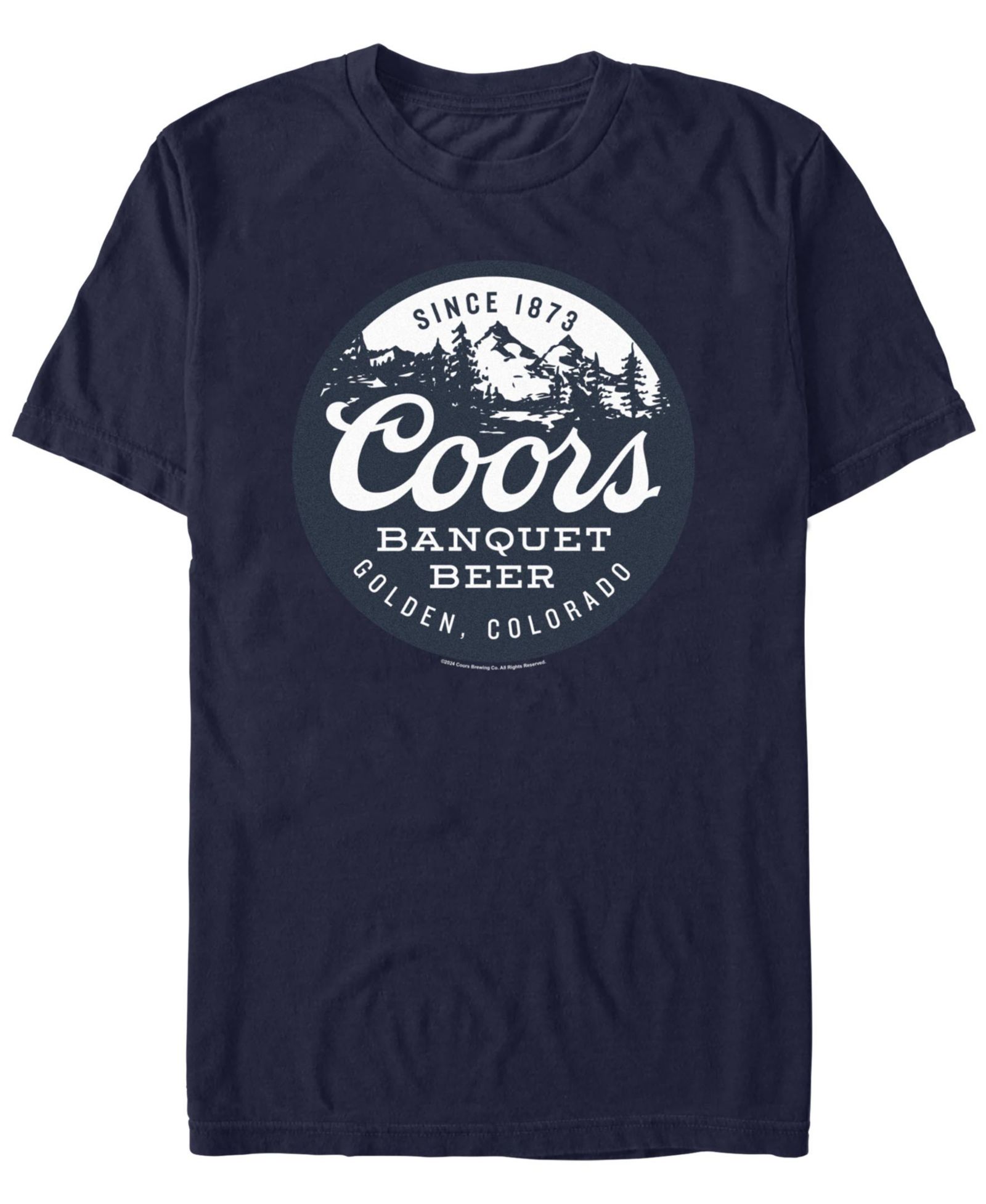 Coors Brewing Company Men's Coors Banquet Beer Short Sleeve T-Shirt
