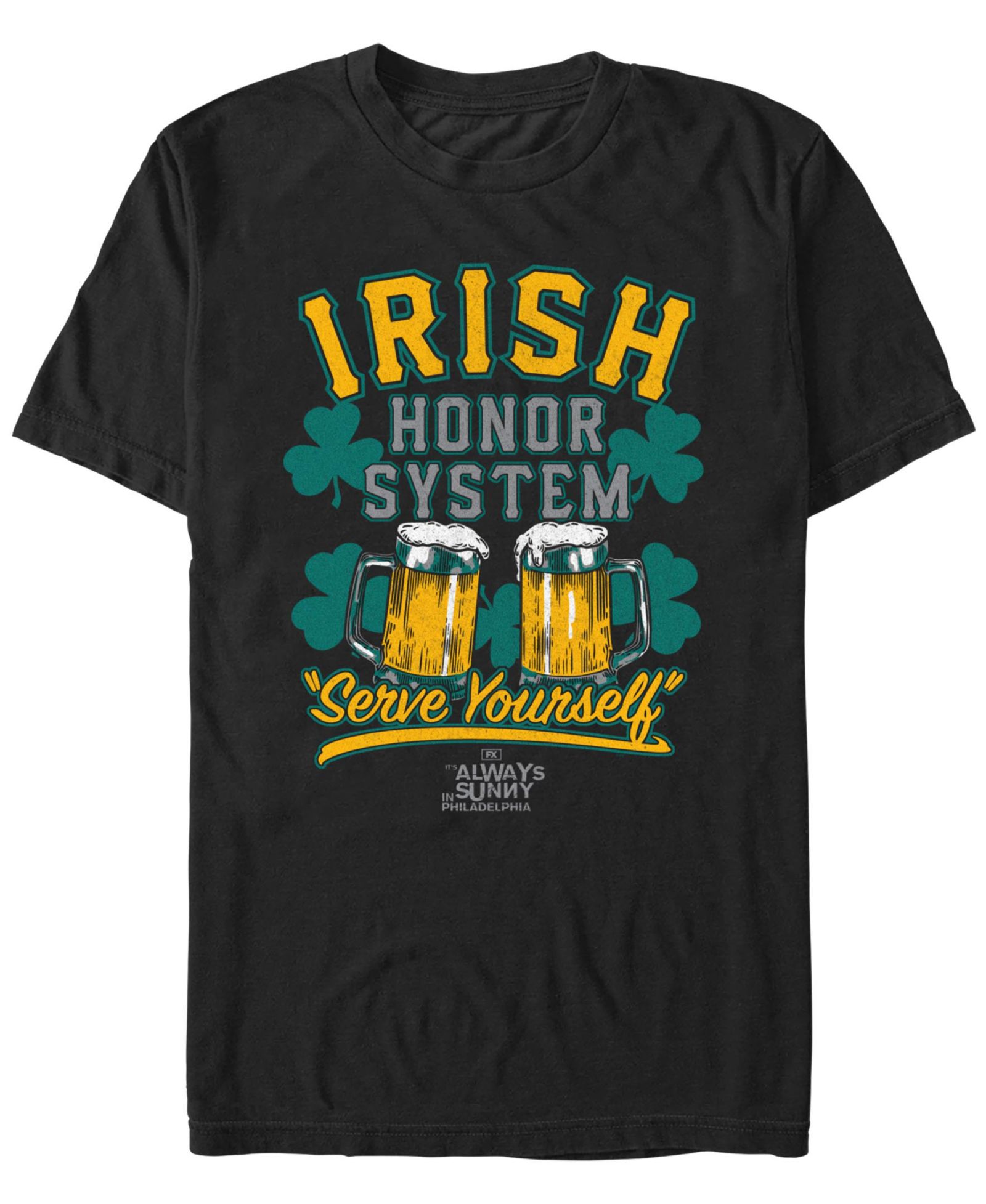 Мужская футболка It's Always Sunny in Philadelphia Irish Honor с коротким рукавом