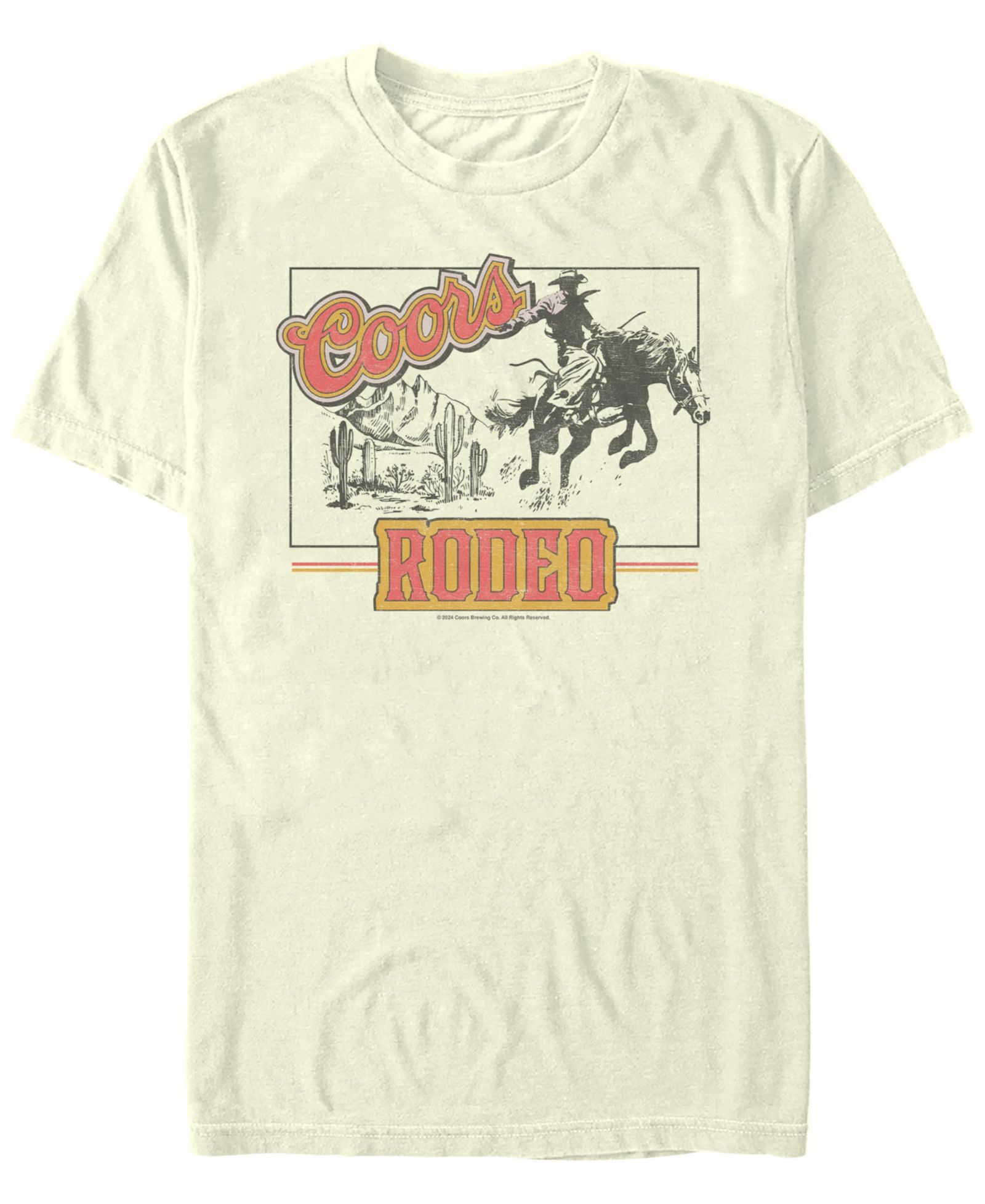 Coors Brewing Company Men's Original Coors Rodeo Short Sleeve T-Shirt