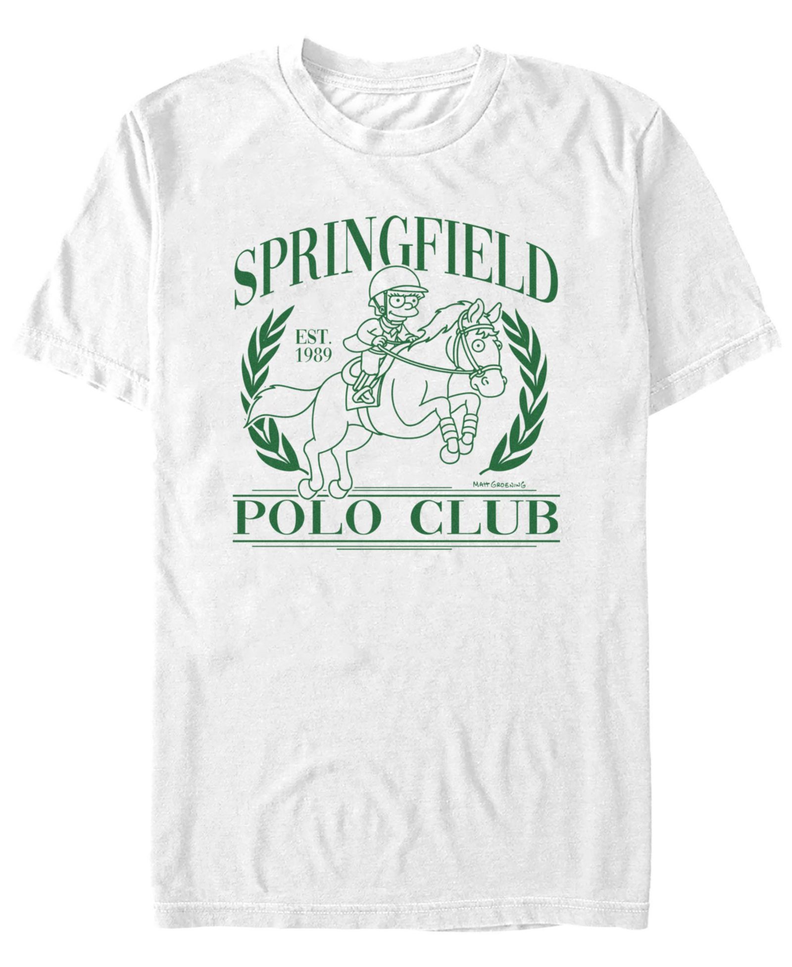 The Simpsons Men's Polo Club Short Sleeve T-Shirt