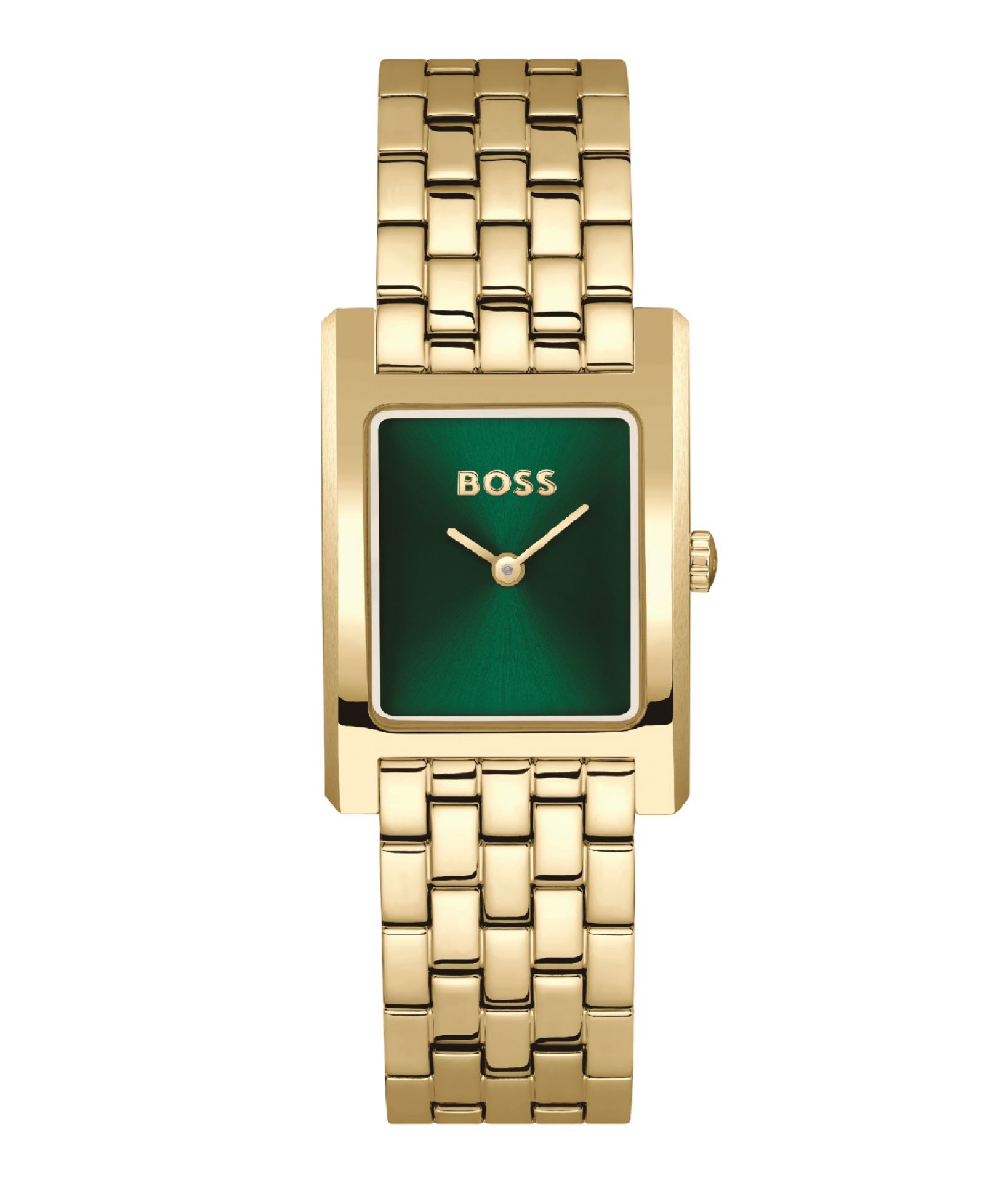 Hugo Boss Женские часы Lucy Quartz Basic Slim, золотое напыление, 23mm