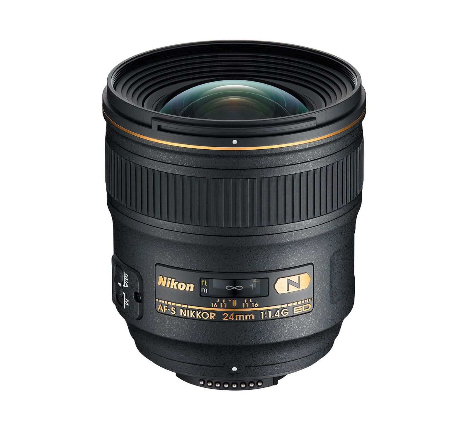 Сверхбыстрый широкоугольный объектив Nikon 24mm f/1.4G ED для камер с байонетом Nikon F