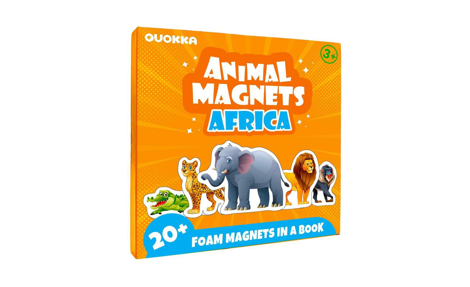 QUOKKA магнитные пазлы для путешествий 20+ шт, развивающая игра для детей 3-5 лет