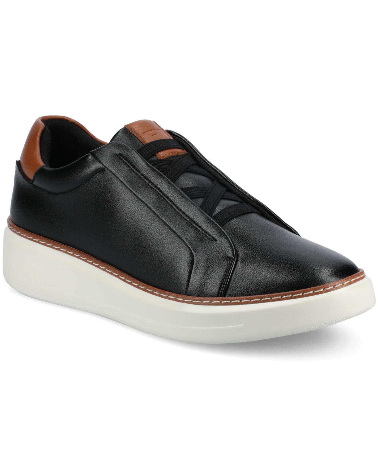 Vance Co. Men's Forbes Comfort Slip On Luxe Low Top Flexible Sneakers