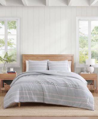 Комплект постельного белья Tommy Hilfiger Danbury Stripe Cotton 3-Pc., Full/Queen