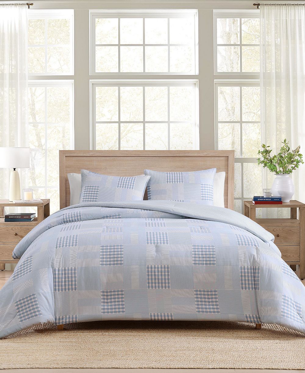 Tommy Hilfiger Hamptons Patchwork Cotton 2-Pc. Comforter Set, Twin/Twin XL