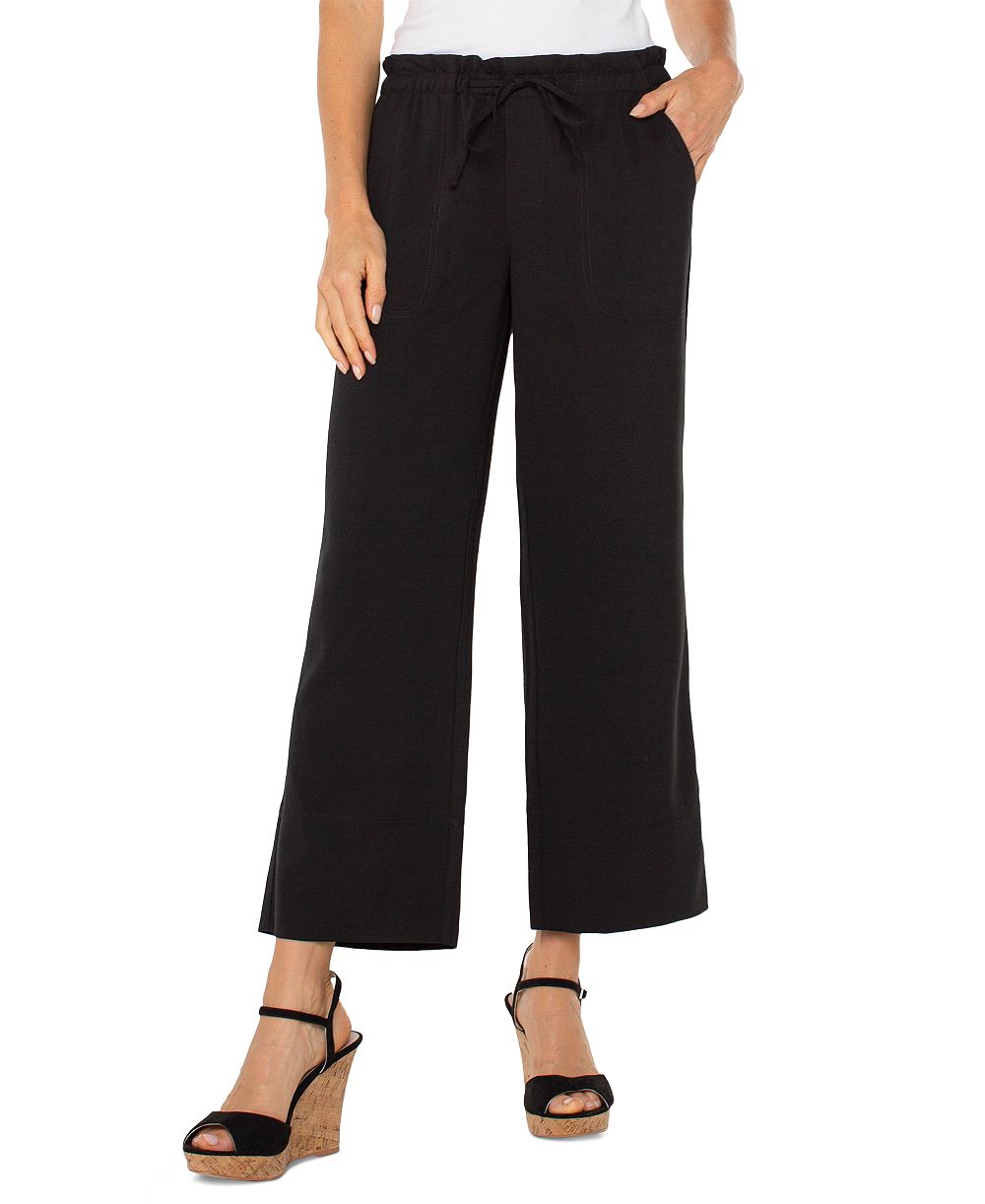 Женские брюки Liverpool Los Angeles Women's Pull-on Wide-Leg Crop