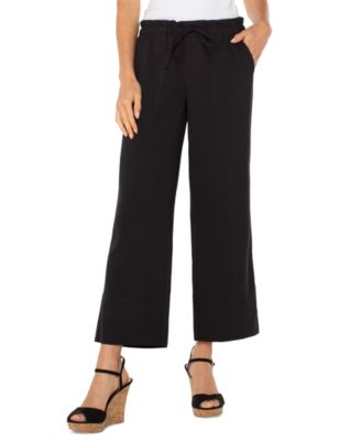 Liverpool Los Angeles Women's Pull-on Wide-Leg Crop Pants