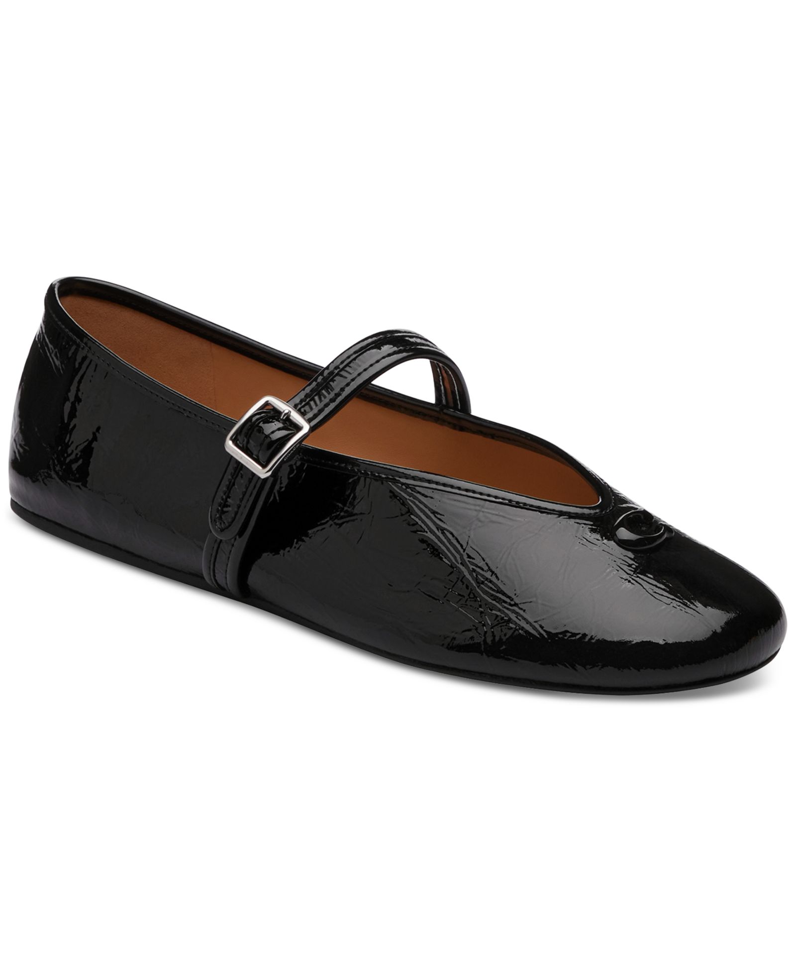 COACH Women's Sculpted C Soft Mary Jane Flats