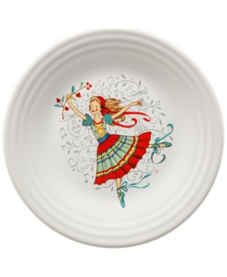 Fiesta Nutcracker Classic Rim Luncheon Plate, The Ballerina