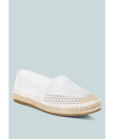 London Rag Women's Manara Mesh Espadrille Loafers