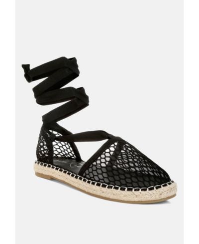 Sonara Mesh Flat Espadrille Sandals