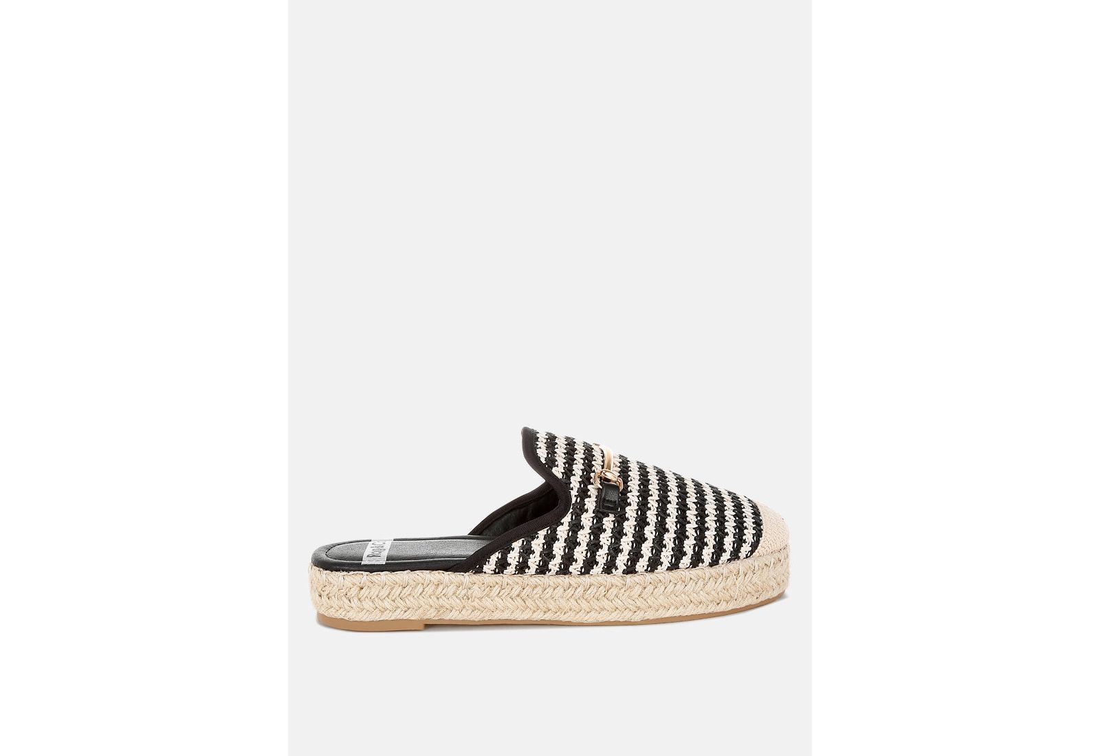 Rag and Co Womens Himari Raffia Slip-On Mules