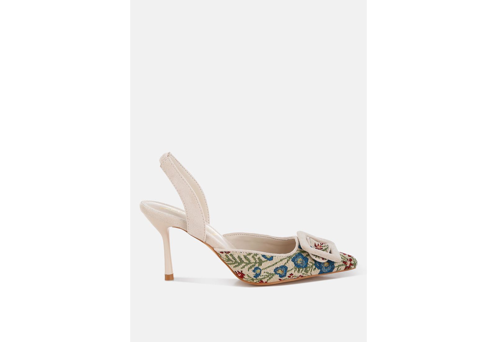 Женские туфли-лодочки London Rag Miraya Embroidered Buckle Detail Stiletto
