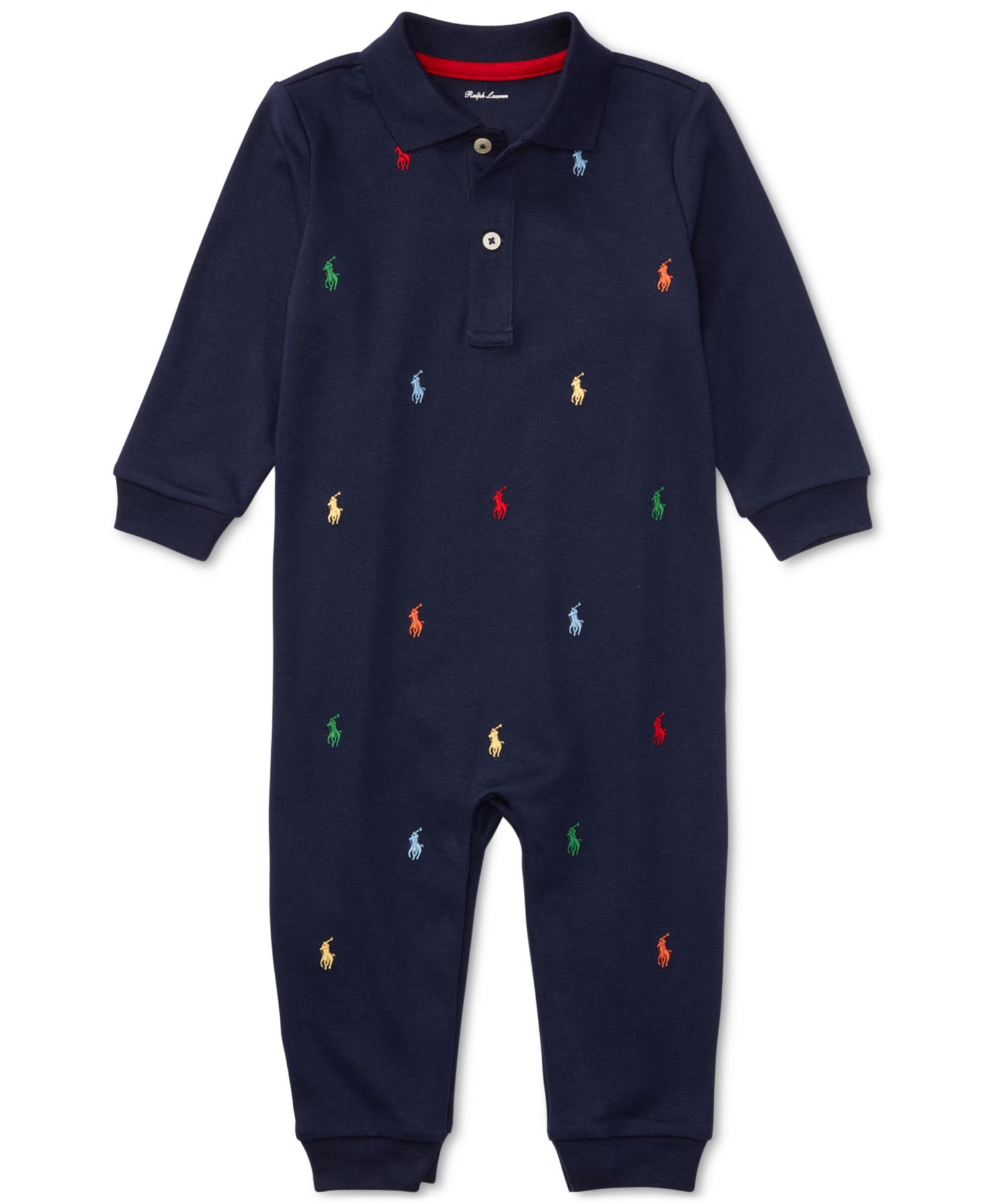 Polo Ralph Lauren детский хлопковый комбинезон Schiffli