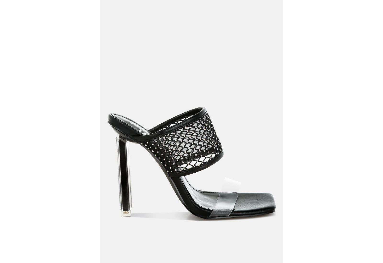 Женские туфли London Rag Women's Salween Clear Embellished с квадратным носком