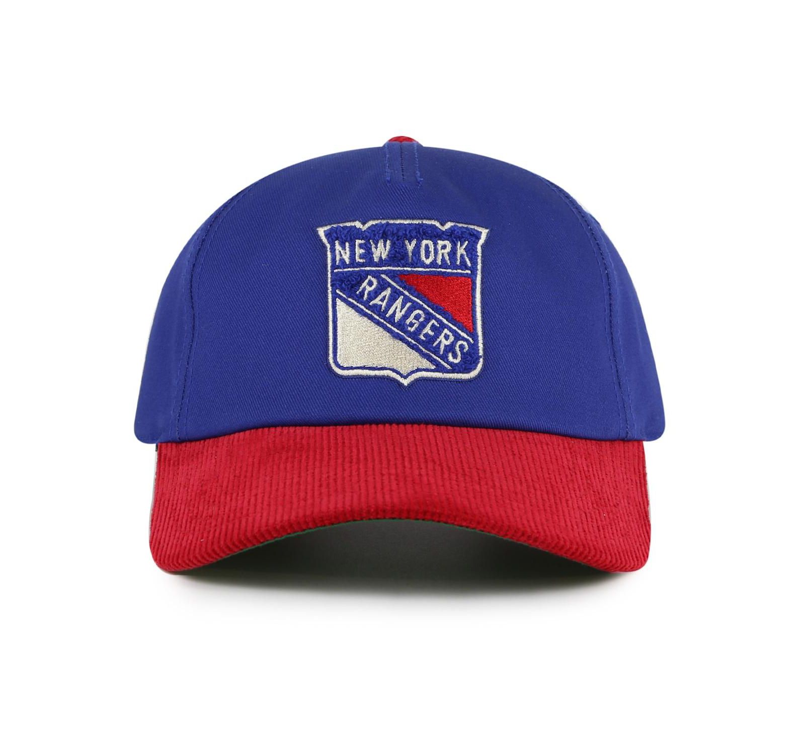 American Needle Men's Blue/Red New York Rangers Burnett Adjustable Hat