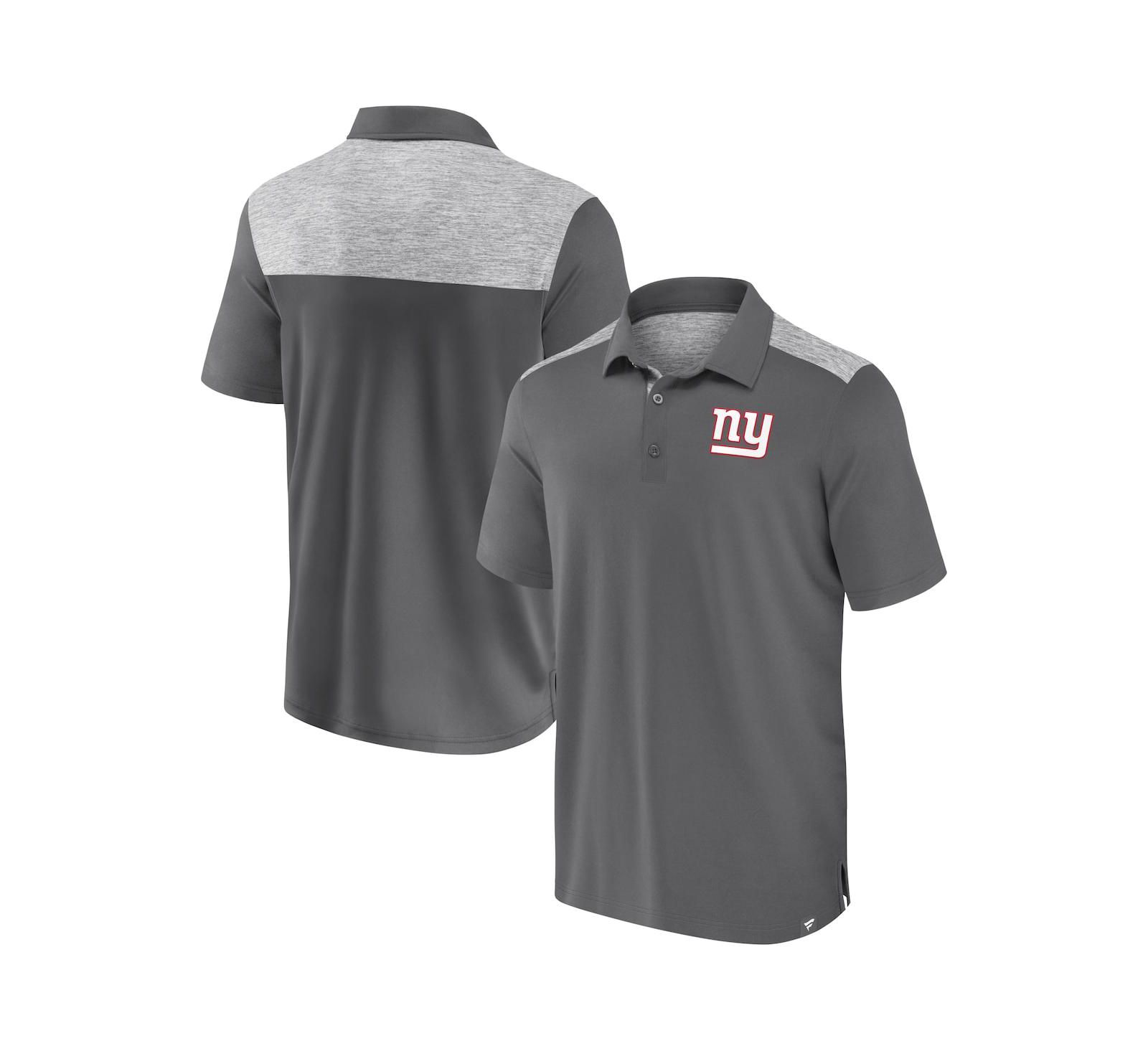 Fanatics поло рубашка New York Giants Long Shot, серая, мужская